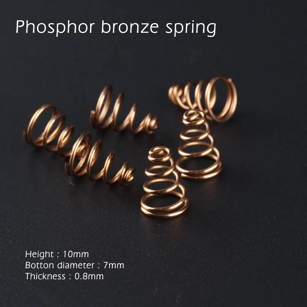 

Phosphor Bronze spring for flashlight DIY