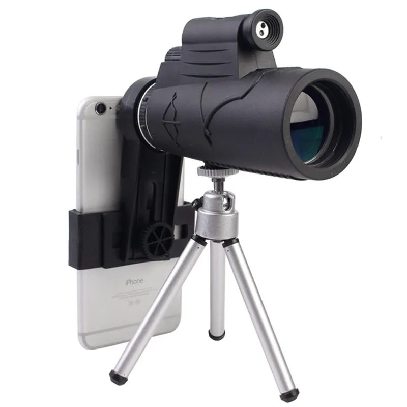 50x60 عالية الطاقة أحادي تلسكوب الليزر ضوء للرؤية الليلية Telescopio BAK4 بريزم الصيد أدوات المنظار المشي Telescopio