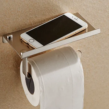 

Sanitary paper towel stand stainless steel thickened toilet paper tray toilet toilet paper rack bathroom paper rack LM5221007py