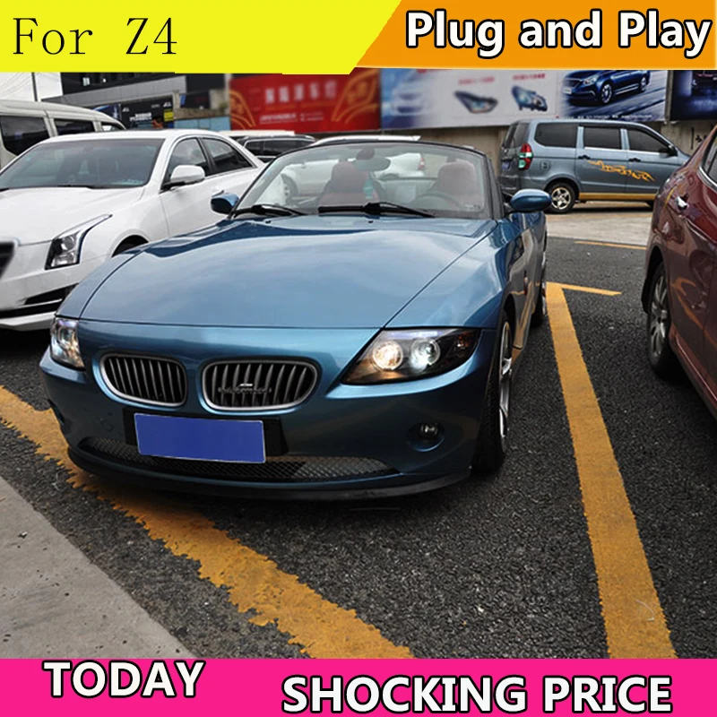 Doxa автомобильный Стайлинг для BMW Z4 E85 светодиодный фары 2003 2008 фар Светодиодный