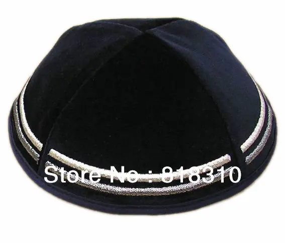20 см бархатная вышитая еврейская жидкость KIPPAH KIPPOT|velvet tape|velvet jumpervelvet extensions |