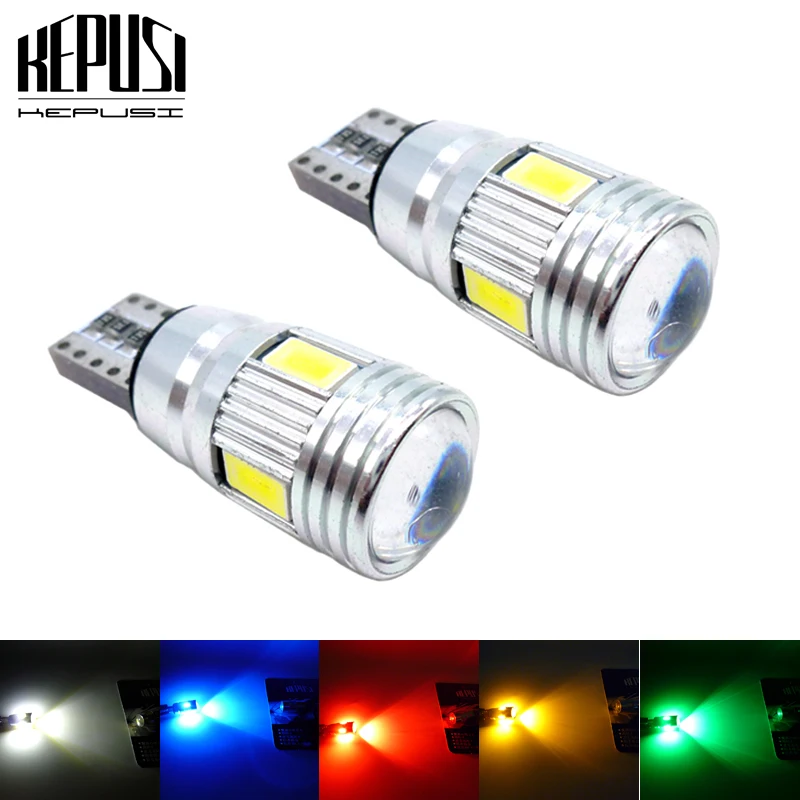 

2X Canbus LED Car Light T10 W5W Parking Lights Auto Clearance white red green blue For kia rio k2 ceed sportage optima forte