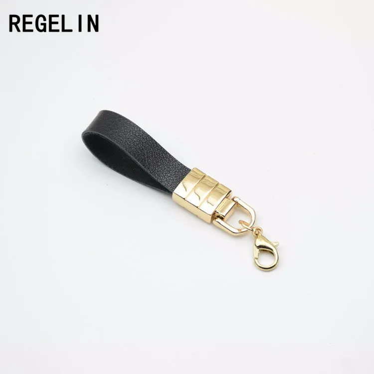 REGELIN золотые цветные кольца для ключей из искусственной кожи брелок