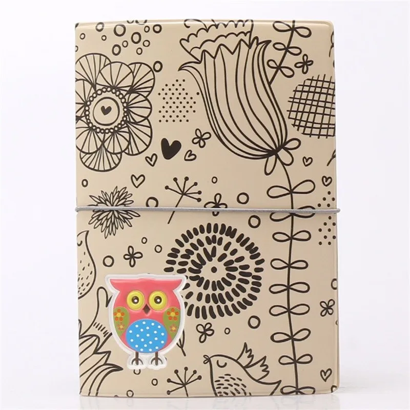 Color the owl passport cover1