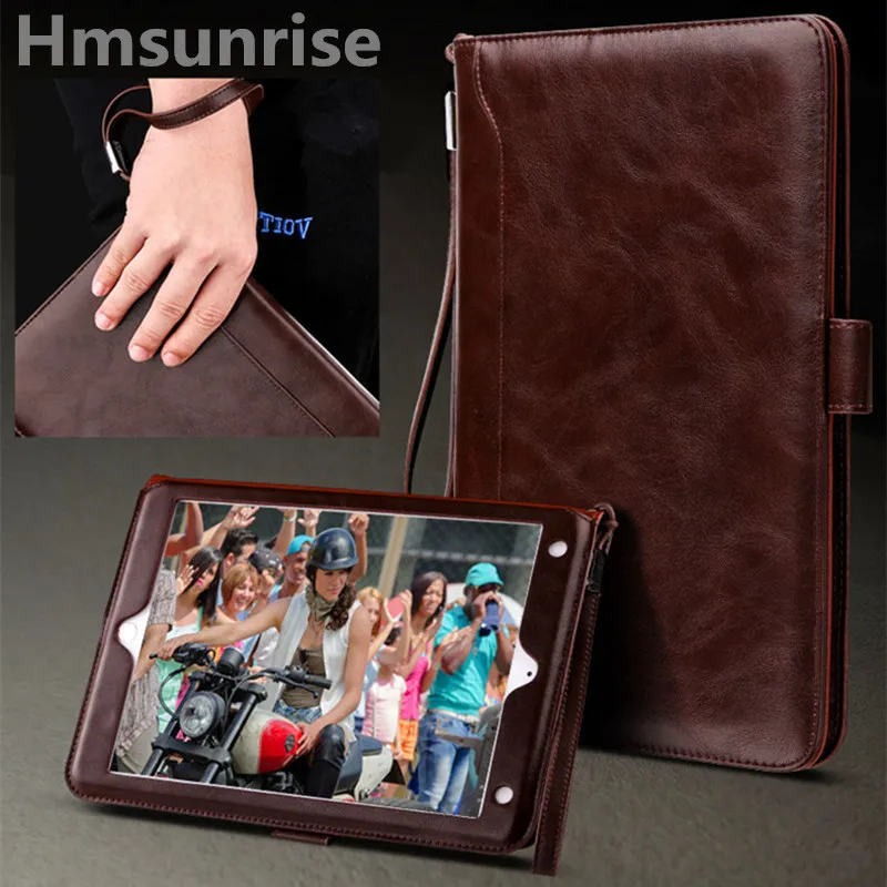 

Hmsunrise Leather Case For Apple iPad Pro 11 2018 Tablet Ultra Thin Flip Stand Smart Cover Storage Bag Hand Hold A1980 A2013