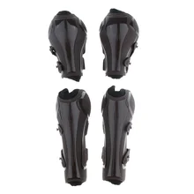 2 набора Equine Sports Dressage Boots, Horse Pony Jumping Защита ног Чистка Поддержка ботинок, коричневый