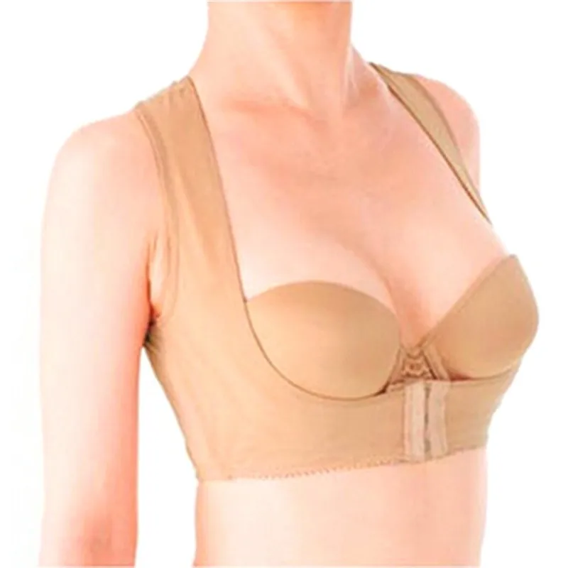 Adult Humpback Posture Corrective Corset Belt Shapewear Back Shoulder Gather Adjustable Vest Rk