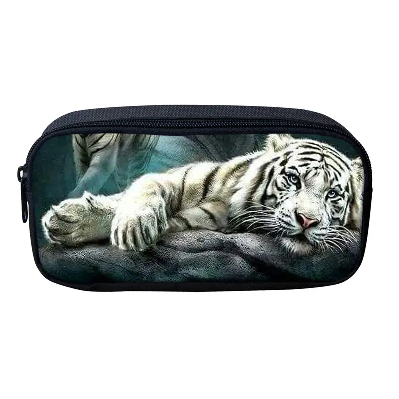 Z4756K Nopersonality Cool School Bags 3D Tiger Head Prints School Backpack for Kids Junior Student Mochila Teen Boys Girls Book Bags - Цвет: Z4756K