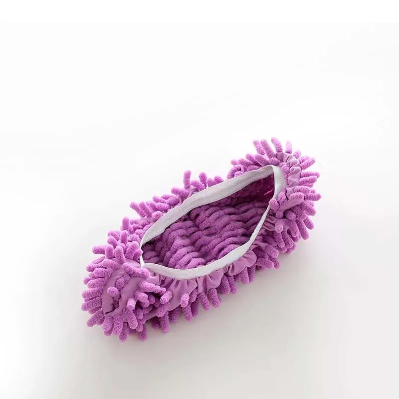 

1PCS Bathroom Floor Shoes Covers Top Fashion Special Offer Polyester Solid Dust Cleaner Cleaning Mop Slipper 5 Colors