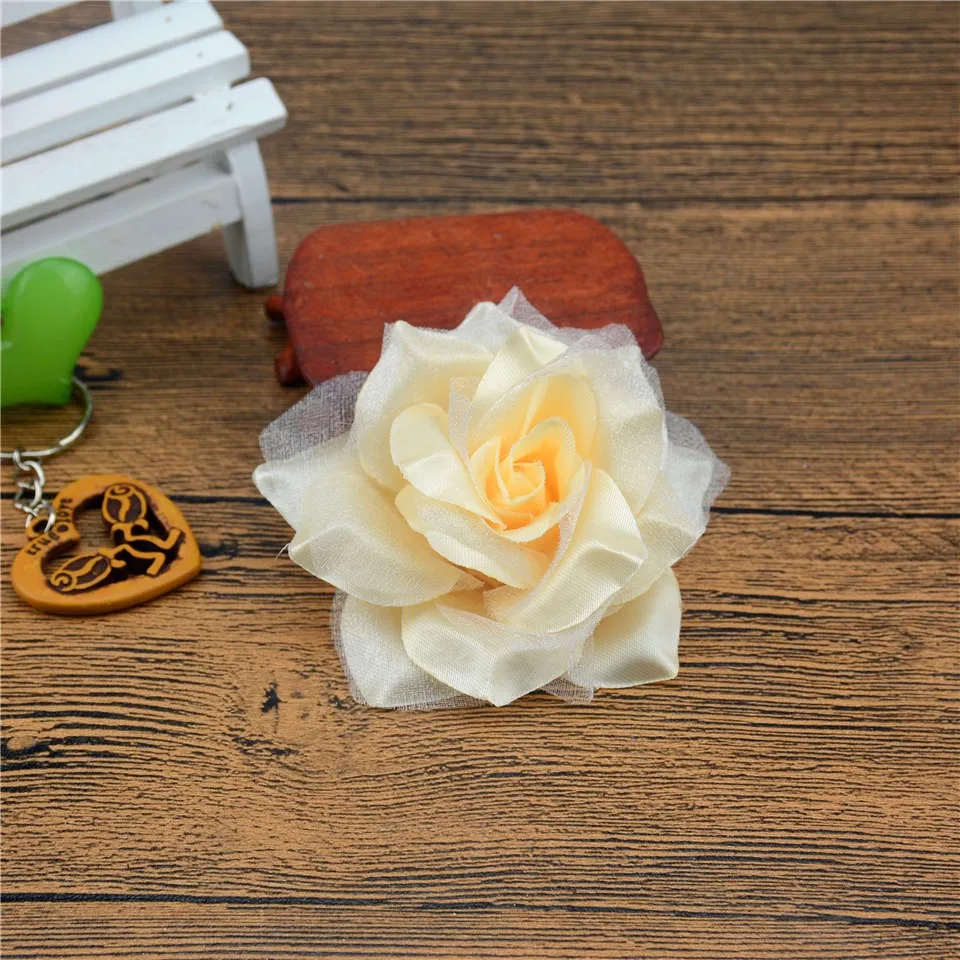10 шт Большой шелк 2 цвета огненная роза искусственные головки цветов для свадебного украшения DIY гирлянда имитация флористики поддельные цветы