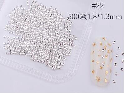 Mixed 3D DIY Hollow Metal Frame For Nail Art Decor Geometry Golden Tips DIY Nail Art Tools Fashion Nail Studs P3R#