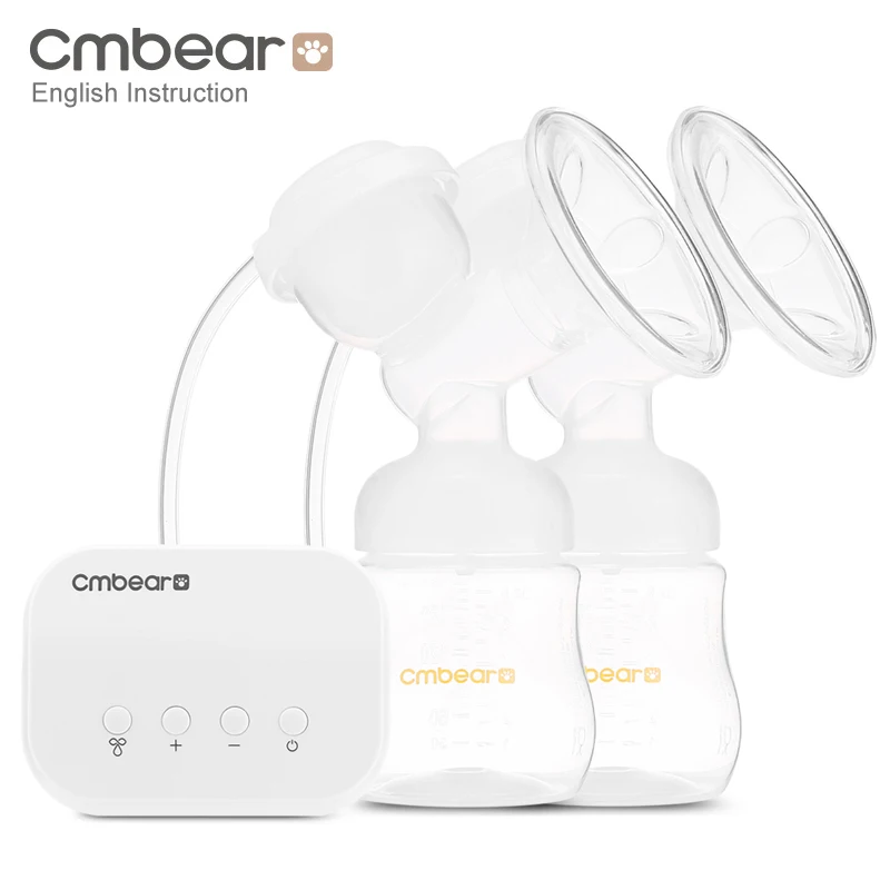 Cmbear bomba de pecho eléctrica inteligente estilo de moda potente succión de pezón infantil USB co