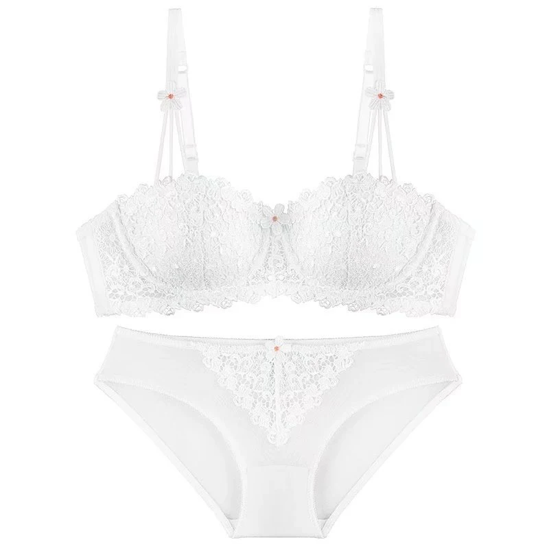 Deruilady Elegant Lace Bra Set Underwire Ultra-thin Hollow Out Bra Panties Set Breathable Sexy Lingerie Underwear Women Bra Set Deruilady Elegant Lace Bra Set Underwire Ultra-thin Hollow Out Bra Panties Set Breathable Sexy Lingerie Underwear Women Bra Set