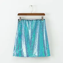 Fahison Для женщин XD40-1256 европейской и американской моды пайетки мини-юбки