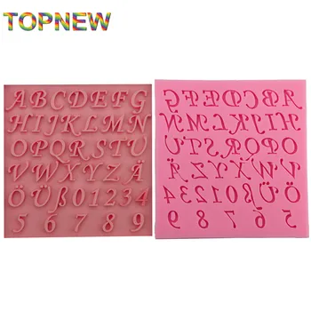 

Letters and Numbers Silicone Mold Fondant Cake Decorating Baking Tools 2841