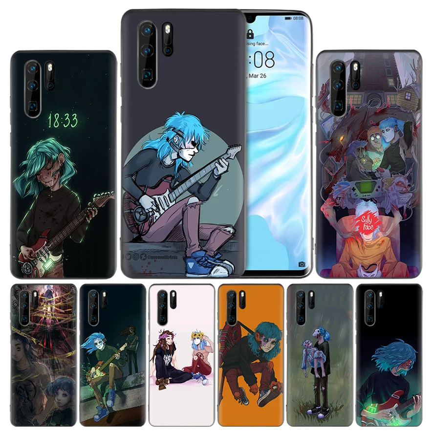 

Sally Face Game Silicone Case Cover for Huawei Mate 20 10 P30 P20 P10 Lite Pro P Smart Plus 2019 Enjoy 9S 9E Nova 4E Fundas Capa