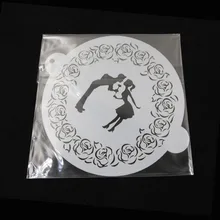 1 шт. полупрозрачный пластмассовый трафарет для торта для мальчиков и девочек дизайн для торта украшение капучино украшение мусс CakeTools