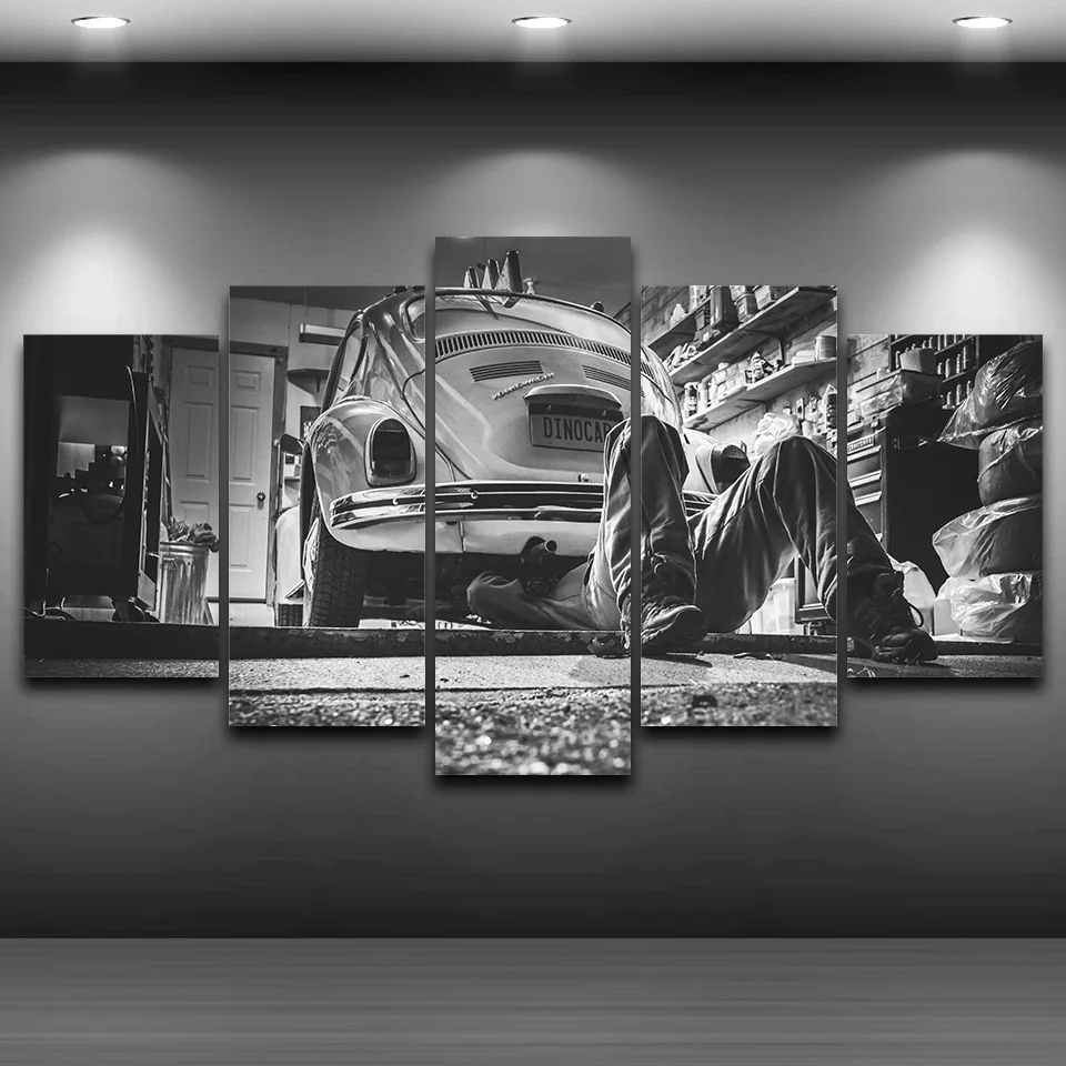 Wall Art плакат домашний декор Гостиная слон Бог или Спальня 5 шт. Печать холст