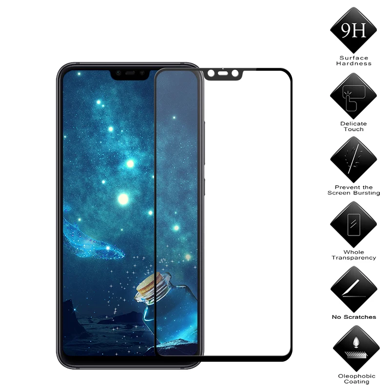 Закаленное стекло Fintorp для Xiaomi Mi 8 SE Lite A1 A2 Защитная пленка экрана 6 6X 5X 5S Plus