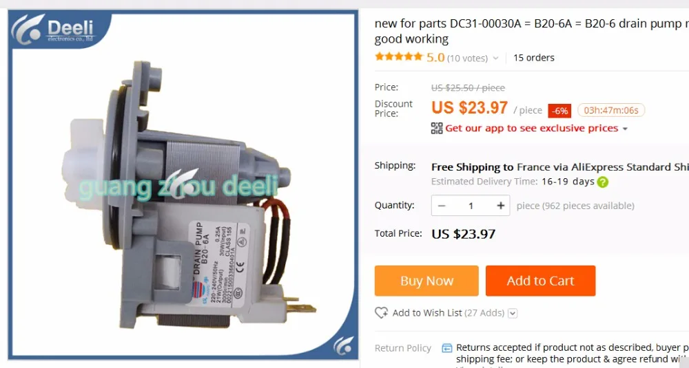 Peças para Máquina de Lavar pecas para maquina de lavar 04