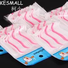 KESMALL 100 шт/партия одноразовые стоматологические Flosser межзубные палочка для чистки зубов зубные зубы Уход за полостью рта дропшиппинг CO817