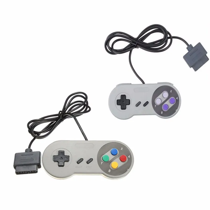 For-Nintendo-16-Bit-Wired-SN2ES-Controller-for-Nintendo-SNES-System-Cons2ole-controller-Gamepad_