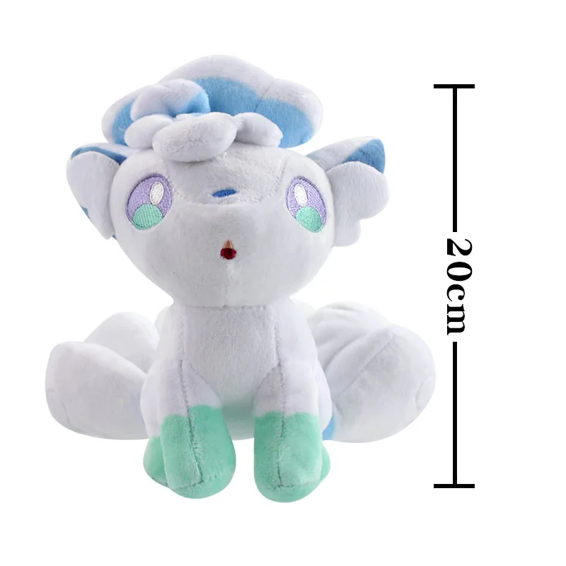 5 видов стилей Аниме льда алола Vulpix Ninetales мягкие игрушки детские плюшевые куклы