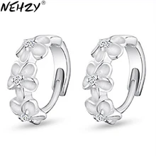 NEHZY – boucles d'oreilles en argent pour femmes, modèles camélia, bijoux à la mode, bijoux rétro sauvage, vente en gros d'usine