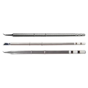

New 1pc Silver T12 Handle Soldering Iron Tips 139mm Length Welding Solder Station Tip Replace For HAKKO