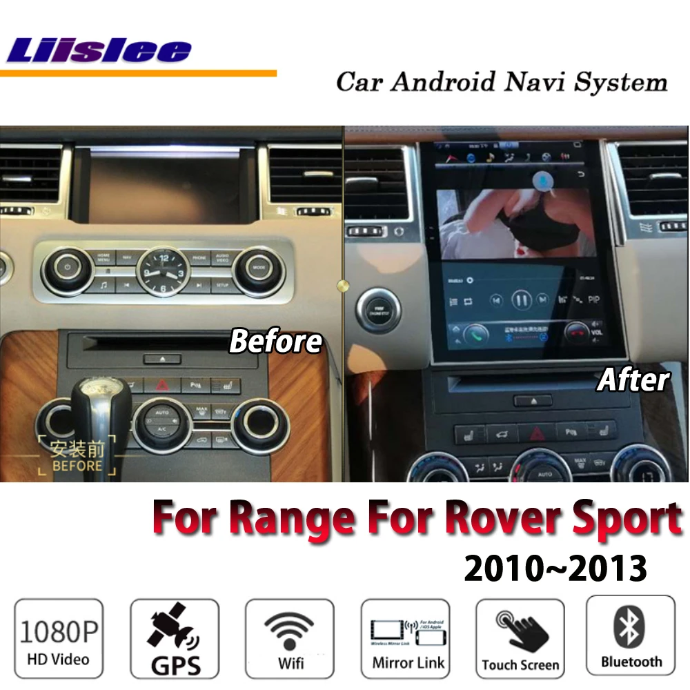 

Liislee Car Android For Range For Rover Sport 2010~2013 Original style Radio Carplay GPS Navi Map Navigation System Multimedia