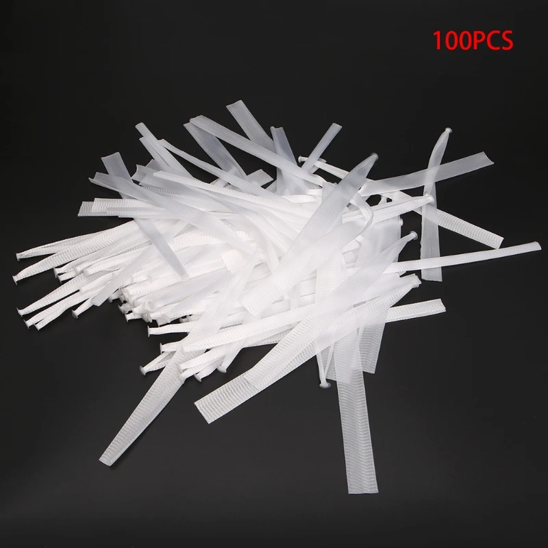 

New Hot Trash Bag 100Pcs Kitchen Sink Drain Hole Mesh Bag Trash Strainer Disposable Garbage Filter