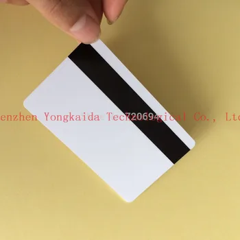 

1000PCS/LOT CR80 EMV Hi-CO MagStrip PVC Credit Blank Cards Magnetic Card