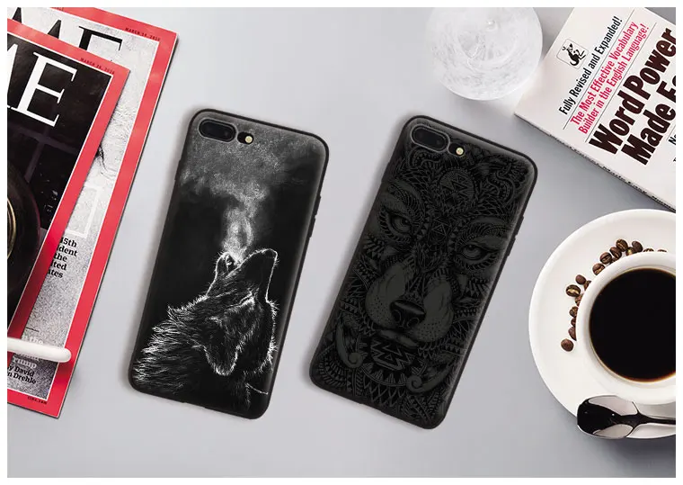 Fashion tiger wolf orangutan bear phone case for iphone 6