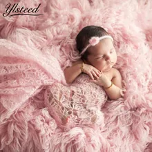 40*80 см новорожденный мохер для вязания крючком обертывание ребенка мальчик девочка одеяло для фото вязаный младенческий костюм новорожденный реквизит для ребенка фотосессия