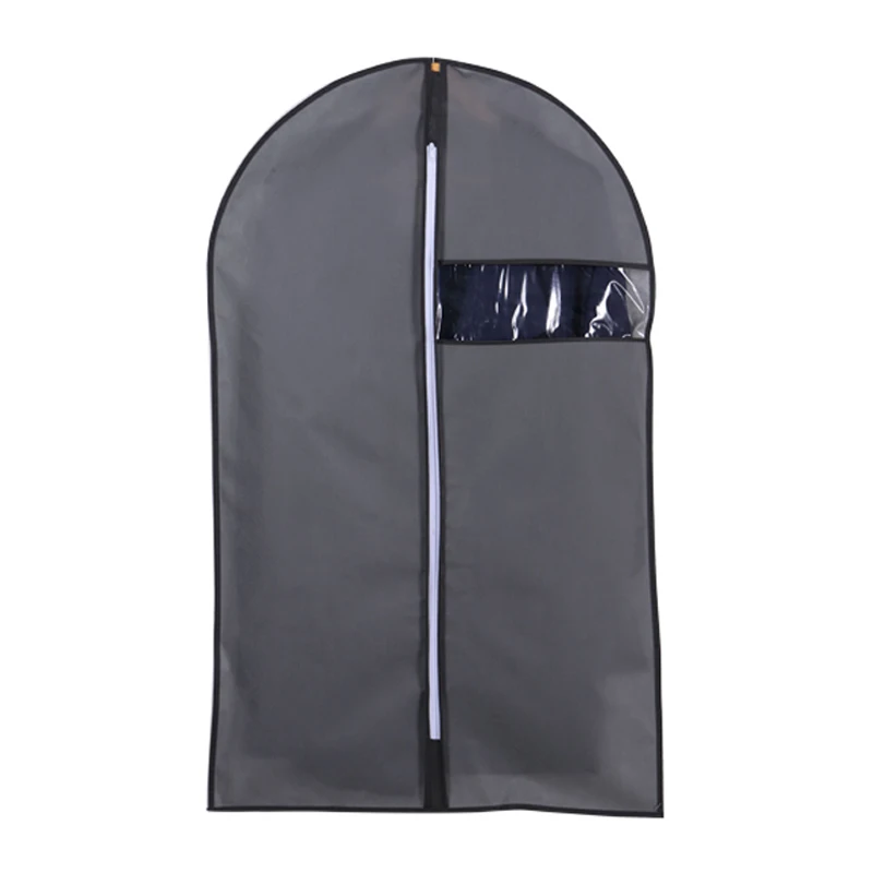 

Clothes Dust Cover Non-woven Fabric Case for Household Hanging-type Coat Suit Protect Storage Bag Wardrobe Organizer JF011