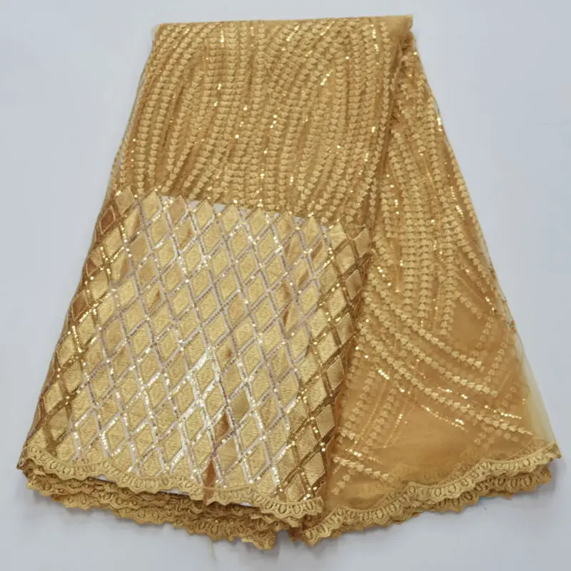 

New Arrival High Quality African French net Lace Fabric Embroidery Organza Lace trim Nigerian wedding For Big Occasion dresses