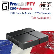 Французский IP tv box Wechip V8 MAX Android tv box Android 8. 1 4G/32G+ с системой Neo IPTV подписка Франция арабский Бельгия ip tv m3u smart tv