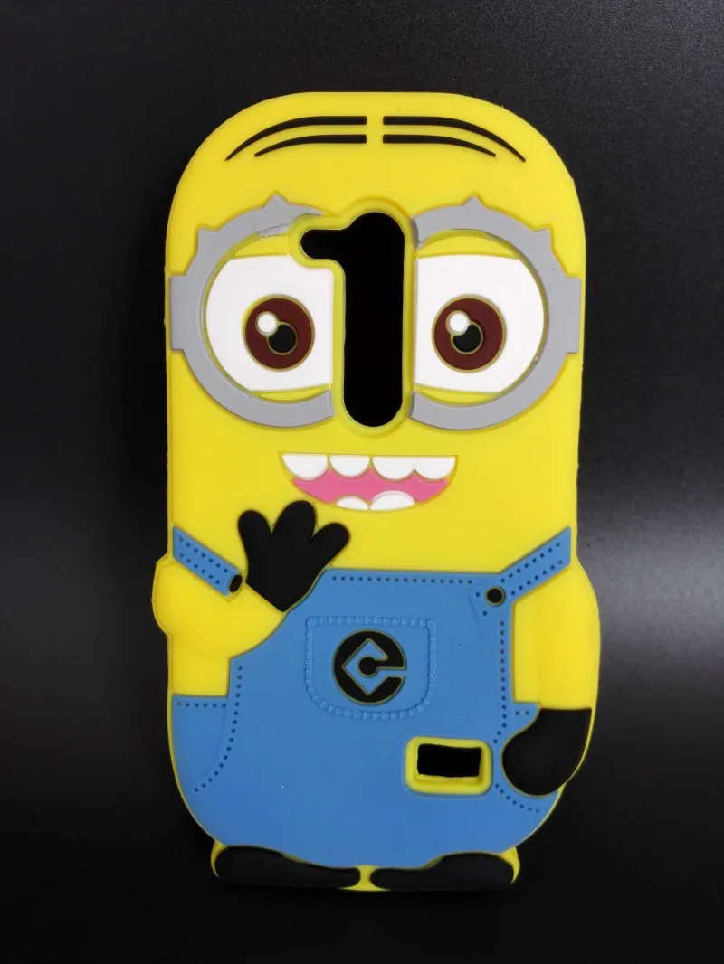 Luxe Mignon 3d Beau Dessin Anime Despicable Me 2 Minions Silicon Telephone En Caoutchouc Cas De Couverture Arriere Pour Lg L Fino D295 D290n Aliexpress