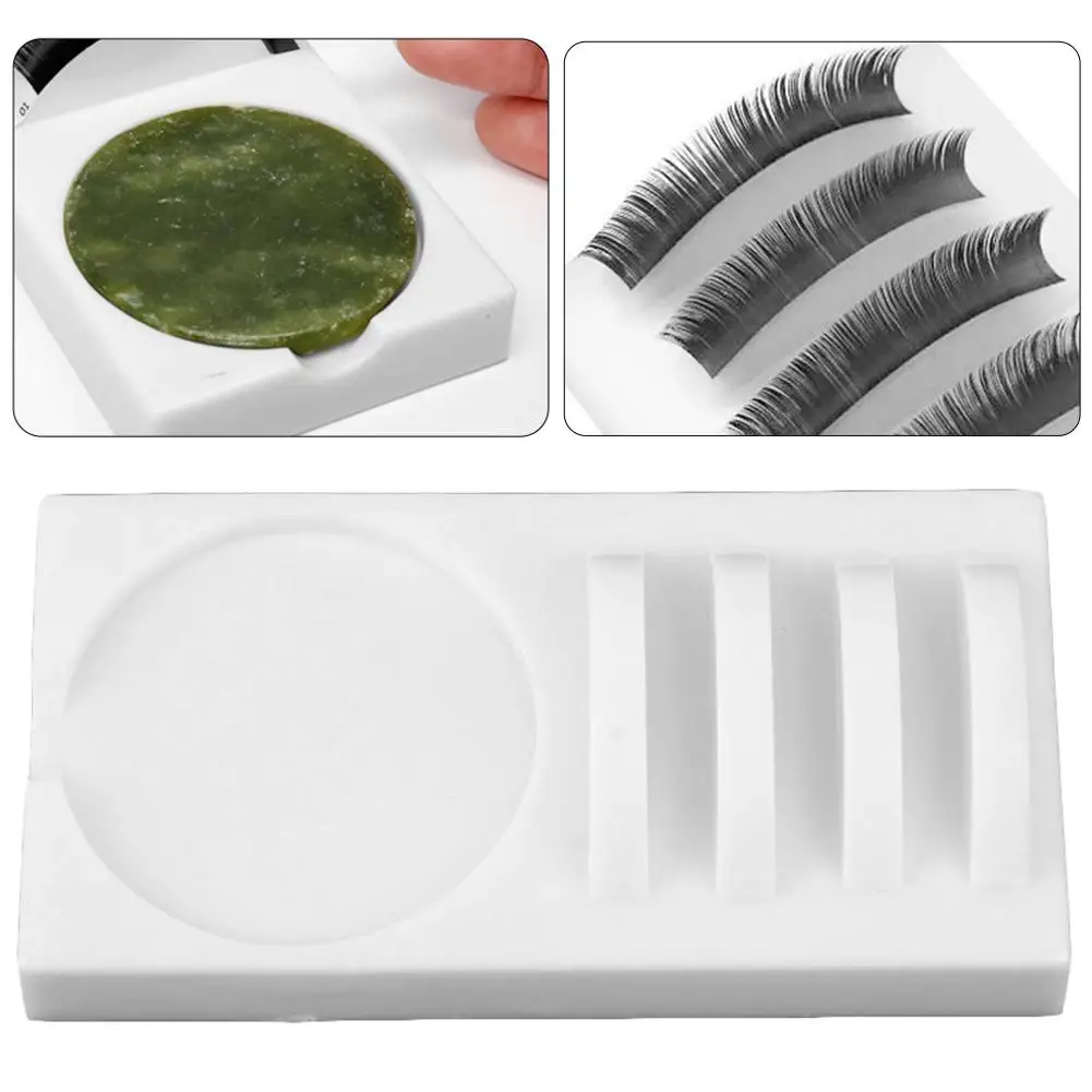 

2 In 1 Eyelash Grafting Pad Grafting Eyelashes Special Tool Eye Lash Glue Eyelashes Stand Support Eyelash Extension Makeup Tool