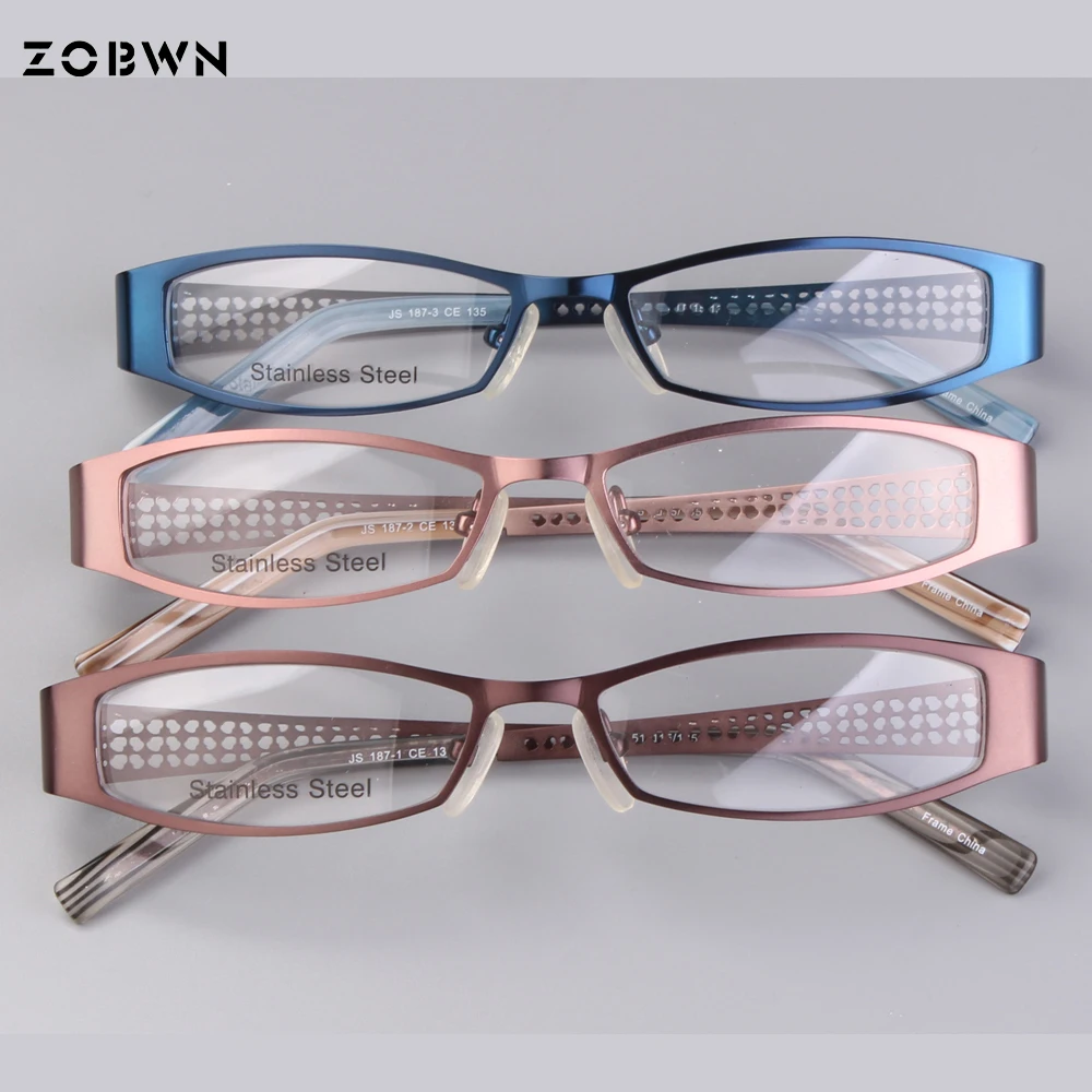 ZOBWN mix wholesale promotion full frame vintage Eyeglasses women men reading myopia glasses