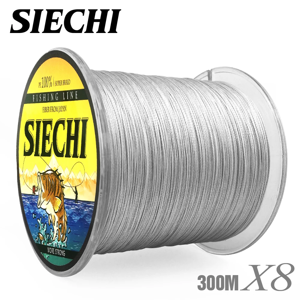 8 нитей 300 м SIECHI PE плетеная рыболовная леска для морской рыбалки в соленой воде