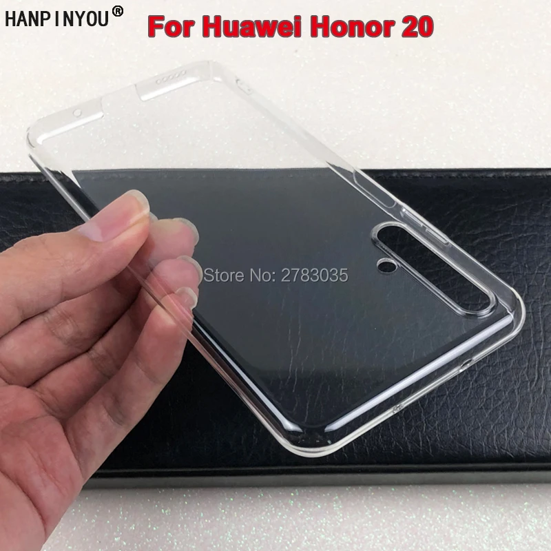 

For Huawei Honor 20 / 20 Pro Glossy Snap Phone Case Crystal Invisible Hard PC Full Cover Clear Camera Protect Back Shell