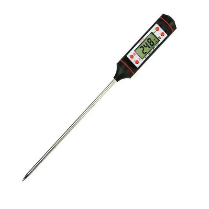 Kitchen Barbecue Baking Thermometer Stainless Steel Probe Electronic