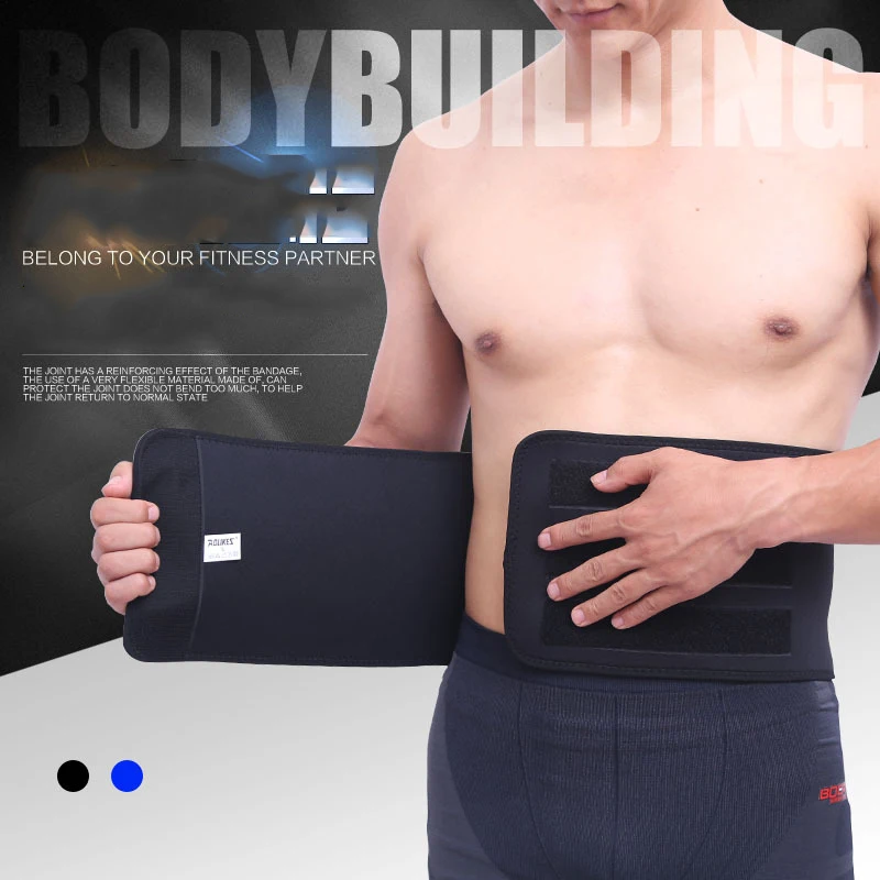 Fitness Sports Exercise Waist Support Pressure Protector Body Building Weightlifting Adjustable Belt Work Out Waistband For Men