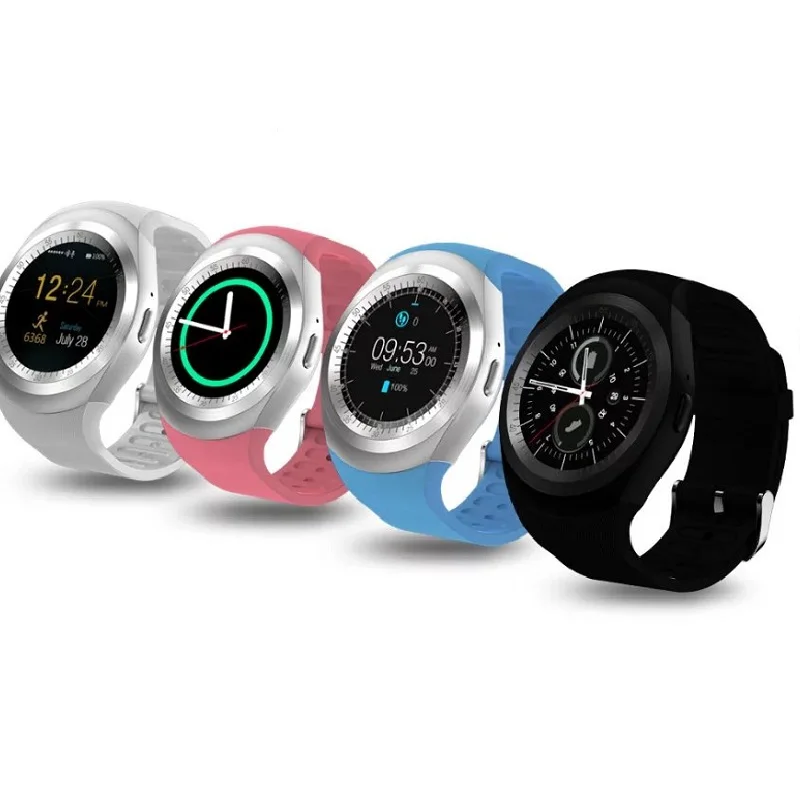 Завод 2G Smartwatch 1 22 дюймов полный круглый дисплей sim один nano Bluetooth SM01 Смарт часы без