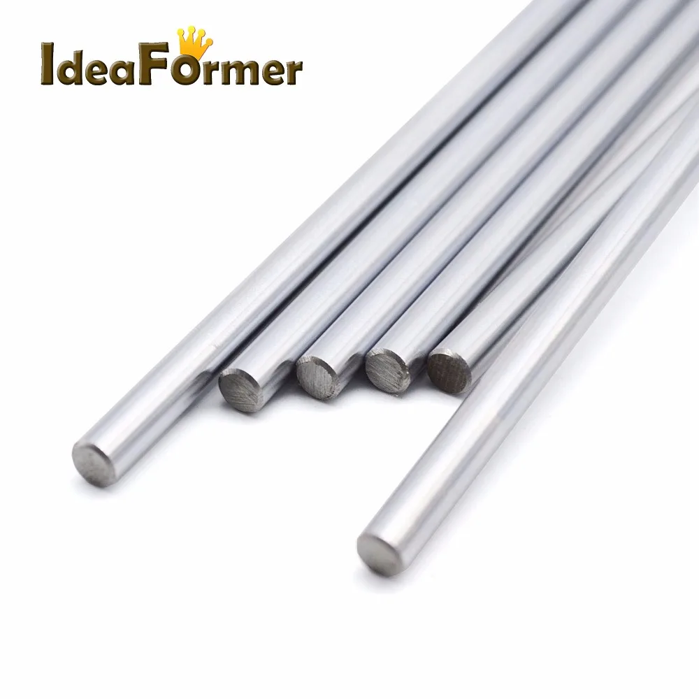 

3D Printer Parts Smooth Shaft Rod Optical Axis Multiple Length Option 20 100 200 285 mm CNC Chromed stainless steel Diameter 8mm