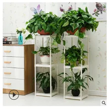 Зеленых кружевных цветочных стеллажей, многоэтажные комнатные Северное растение, полка в горшках для улицы, гостиной, балкона, три слоя потока