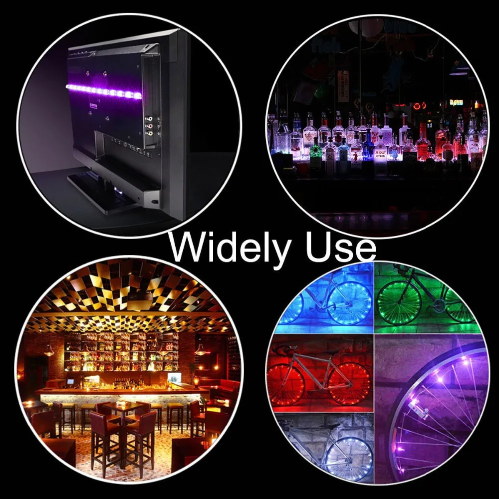 Светодиодные ленты лампы 2835 SMD RGB гибкий светодиодный светильник Лента USB / 3AA