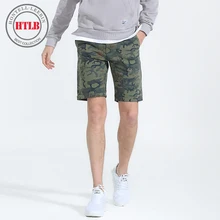 Htlb летний Для мужчин камуфляж джинсовые брюки-карго Шорты для женщин Для мужчин брендовые модные повседневные хлопковые джинсы Slim Fit по колено Шорты для женщин Для мужчин
