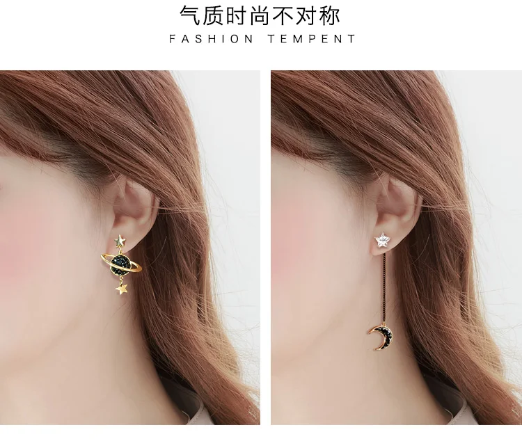 TOPFACE Heart Shaped Statement Drop Earrings